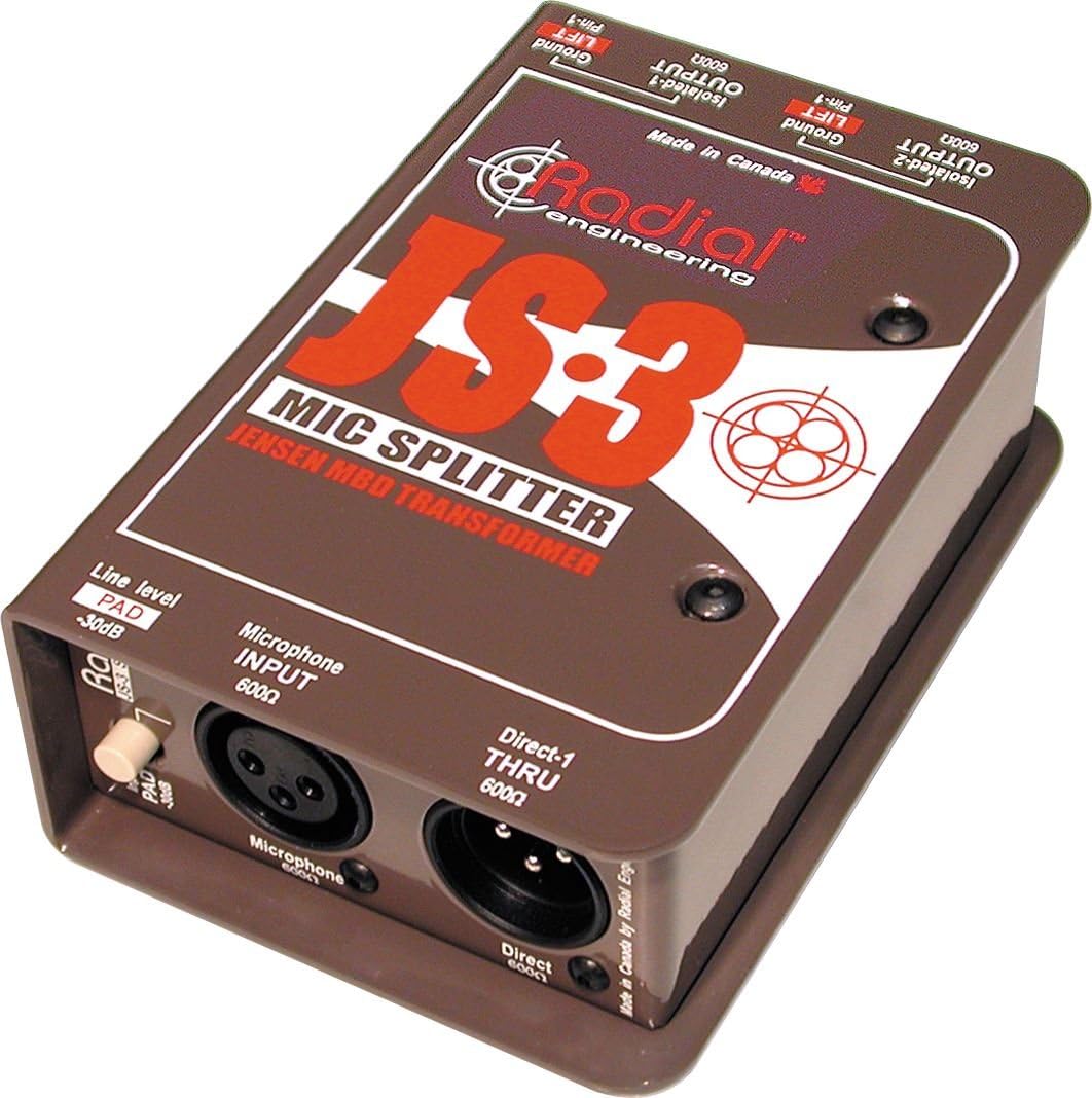 Radial Engineering R800 1023 JS3 Passive Microphone Splitter
