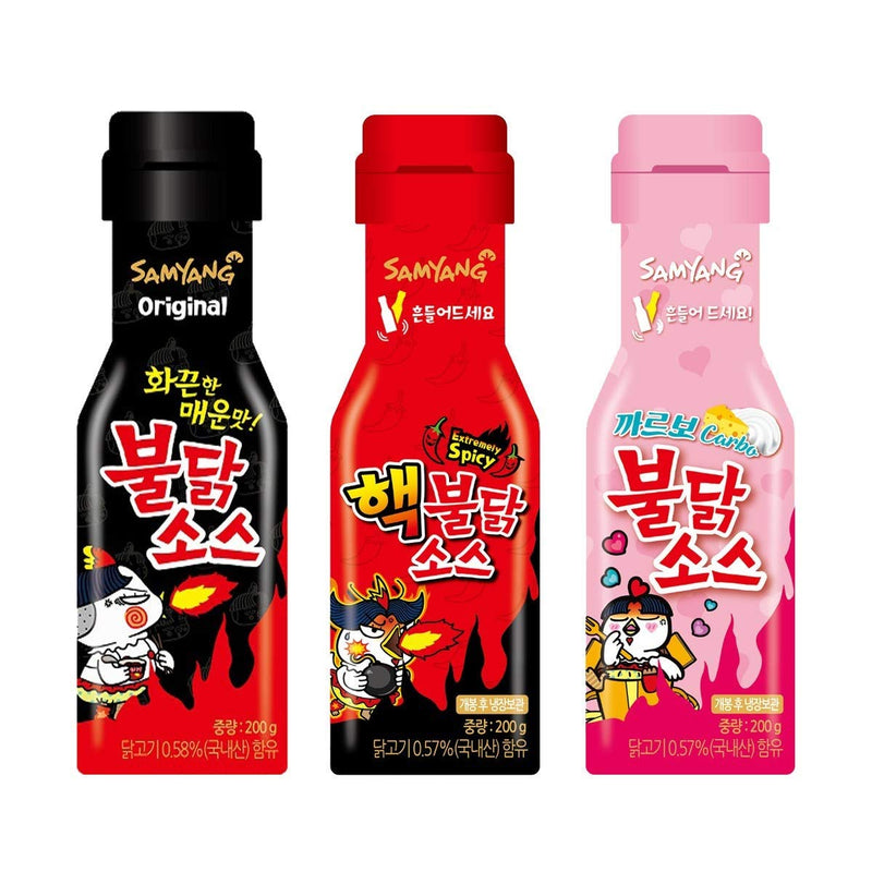 Samyang Carbo Bulldark Spicy Chicken Sauce 3-Pack — main product image