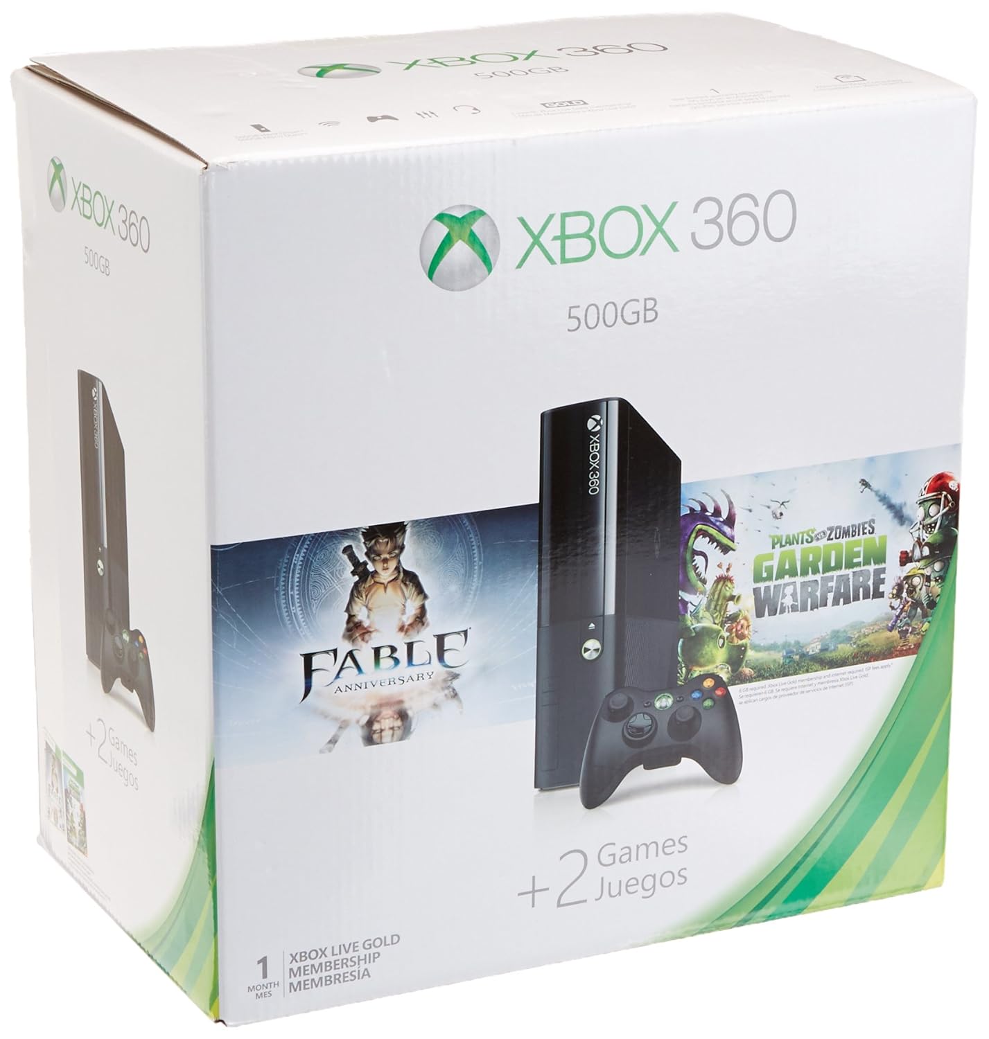 Microsoft 3M4-00001 Xbox 360 500GB Game Bundle