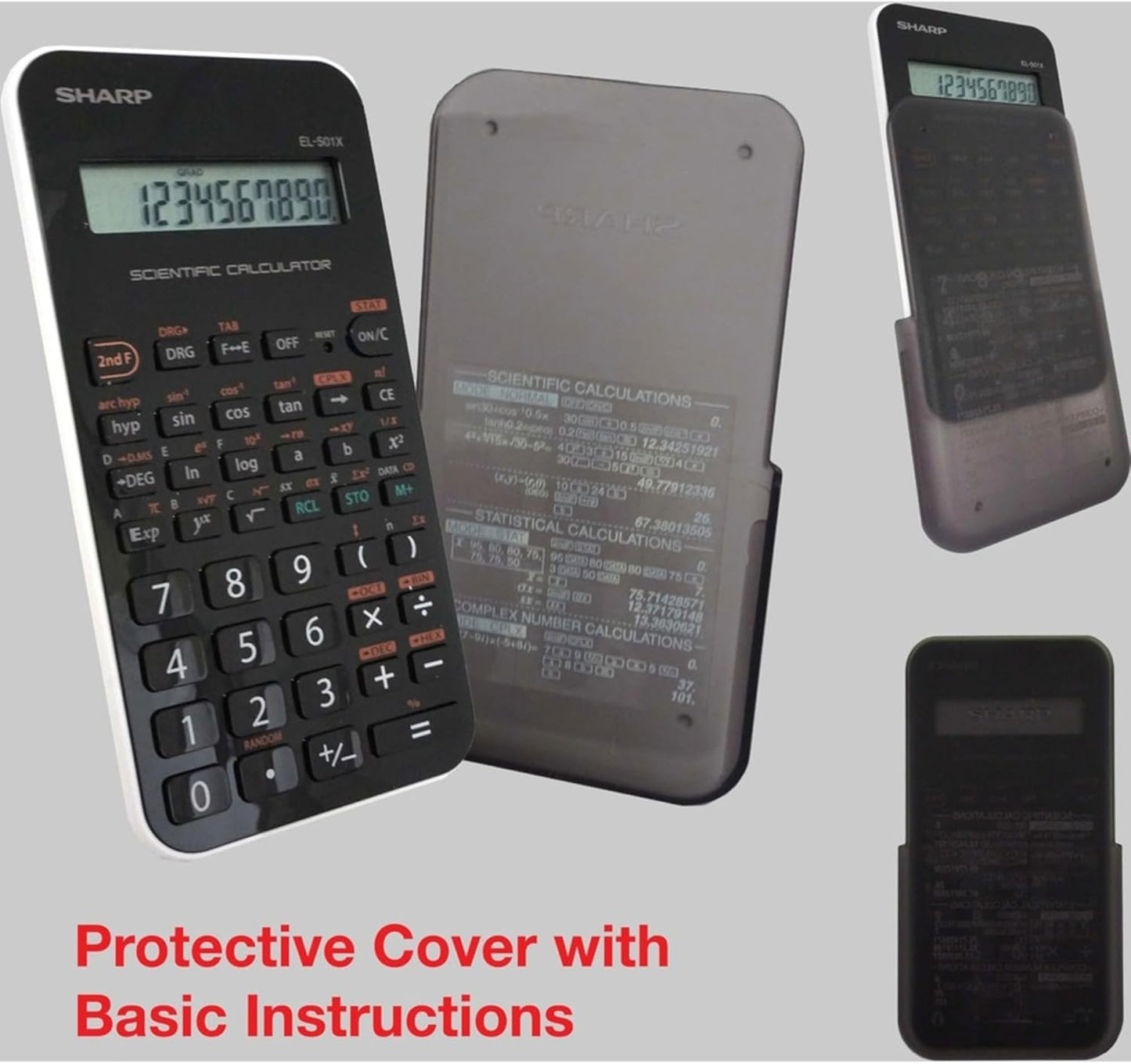 Sharp EL501XBWH Engineering Scientific Calculator White