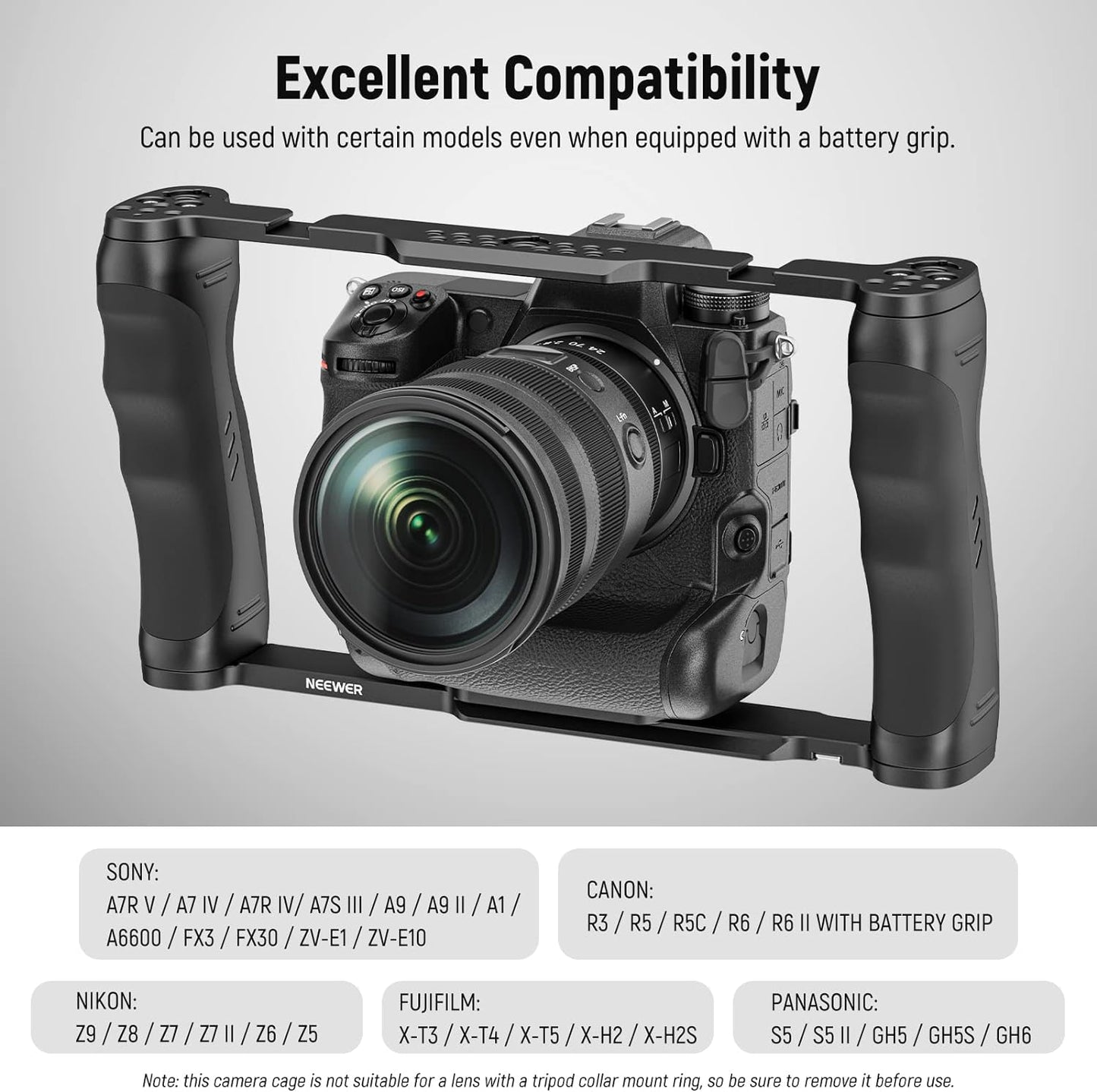 Neewer 10102248 Video Camera Cage Rig Stabilizer