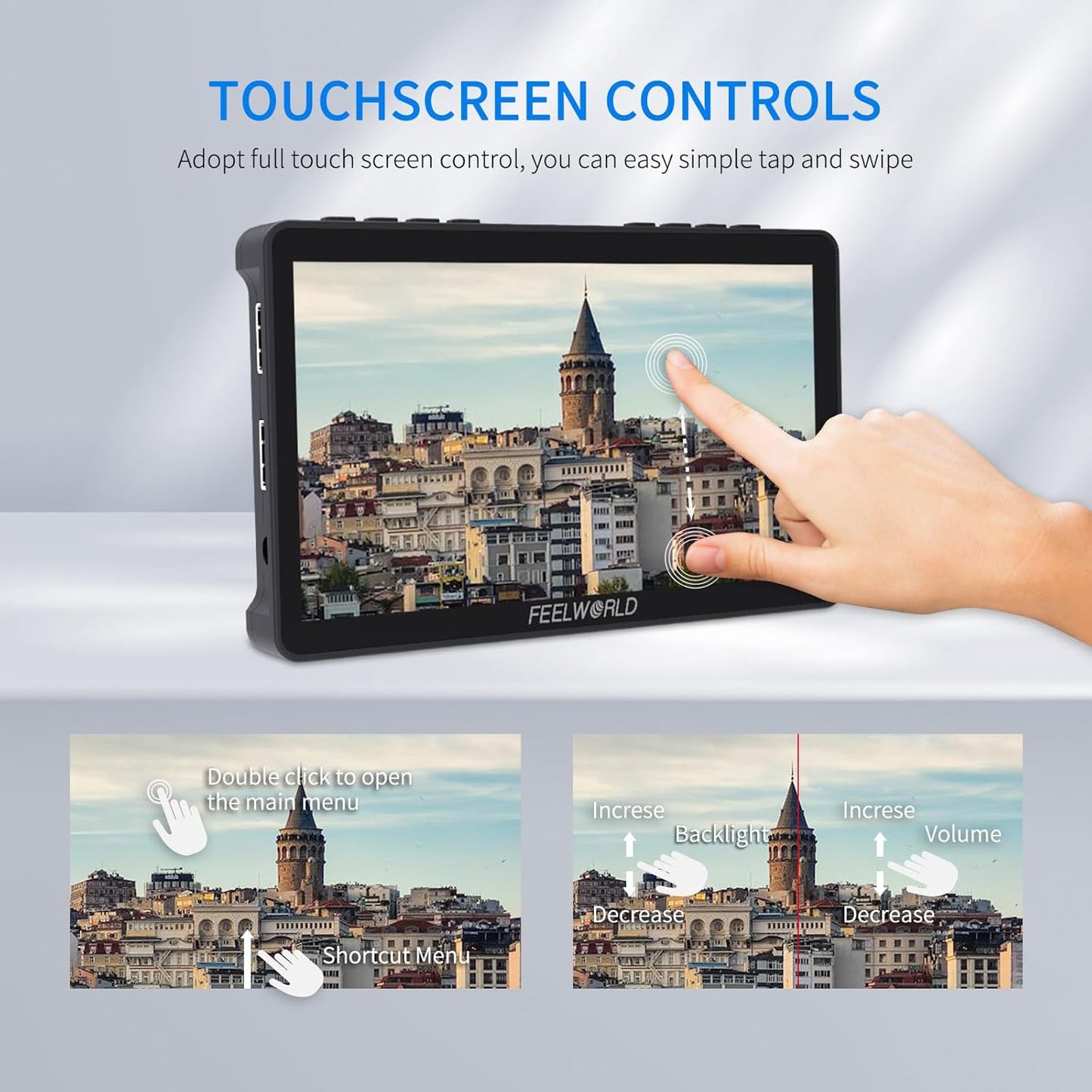 FEELWORLD F5 Pro V4 6" Touch Screen 4K HDMI Camera Monitor