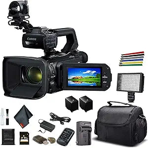 Canon 3669C002 XA50 Professional 4K Camcorder Bundle (Renewed)