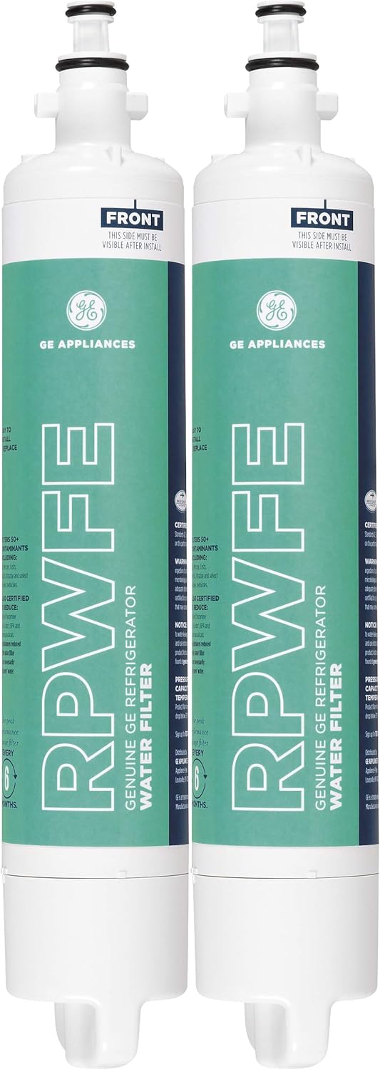 GE RPWFE2PK Refrigerator Water Filter, 2-Pack — main product image
