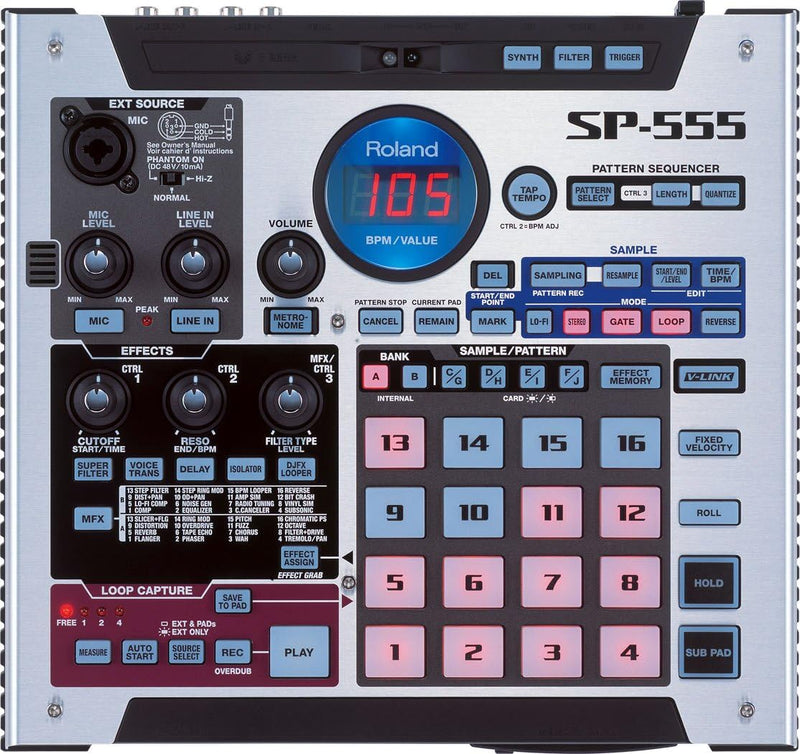 Roland SP-555 Digital DJ Sampler — main product image