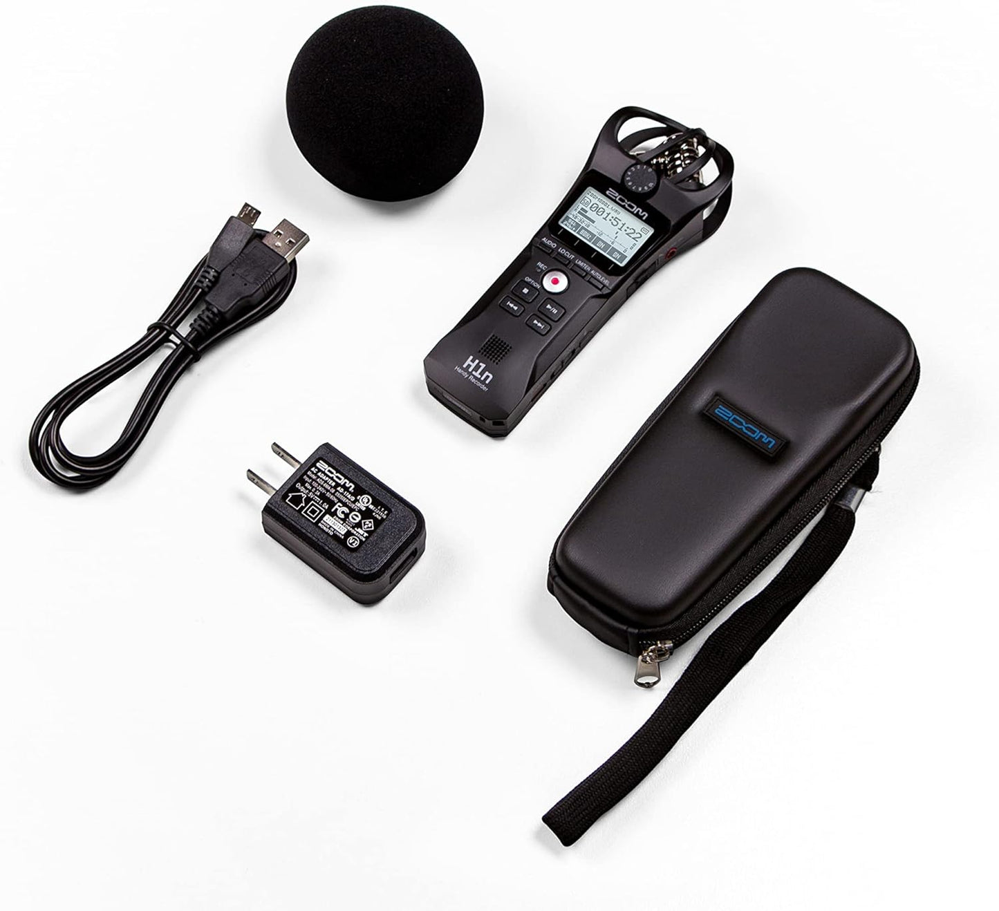 Zoom H1n-VP Portable Digital Recorder Value Pack