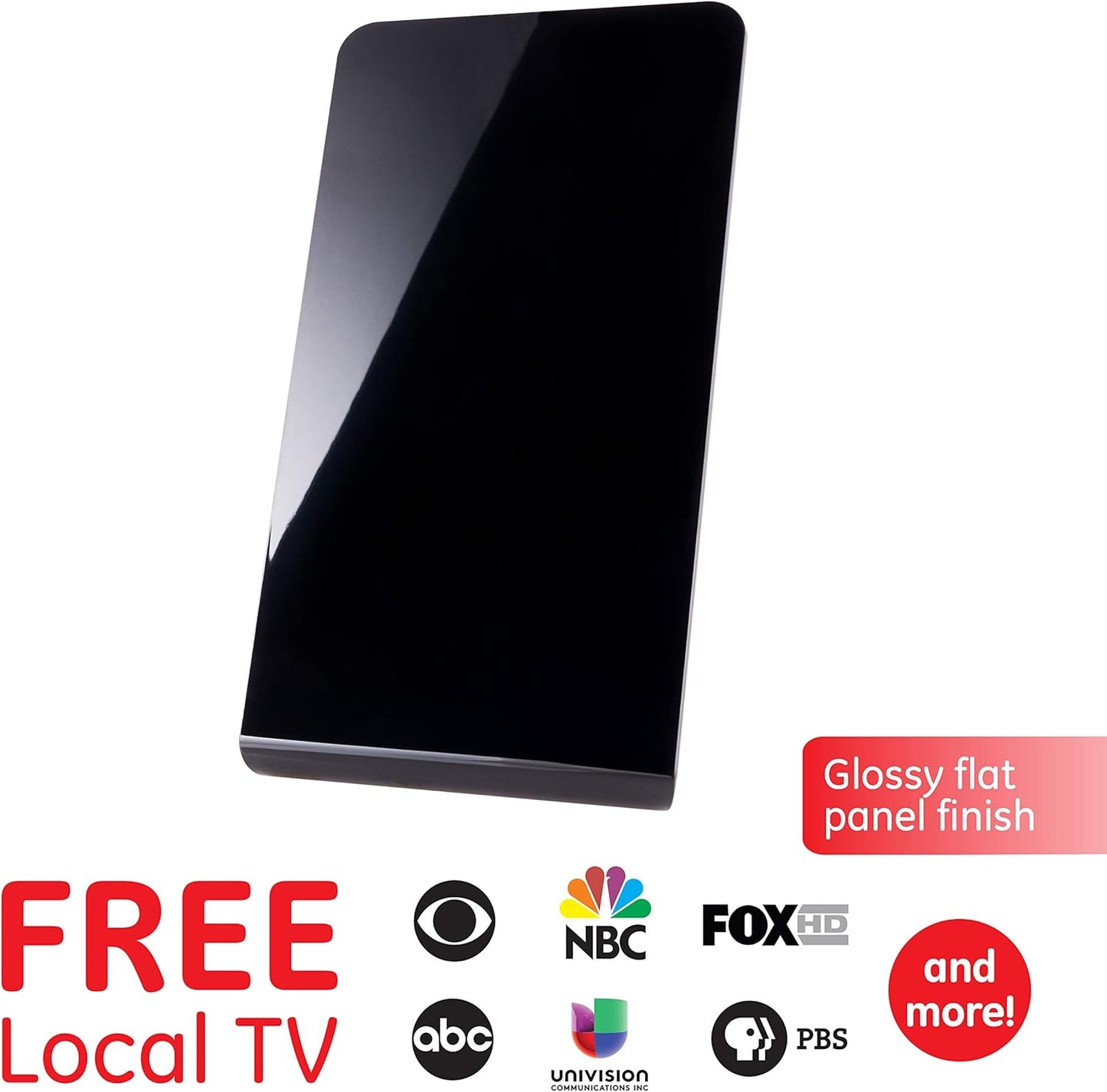 GE 33681 Flat Panel Indoor HD Digital TV Antenna