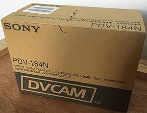 Sony PDV-184N DVCAM Tape 184min Cartridge 10-Pack