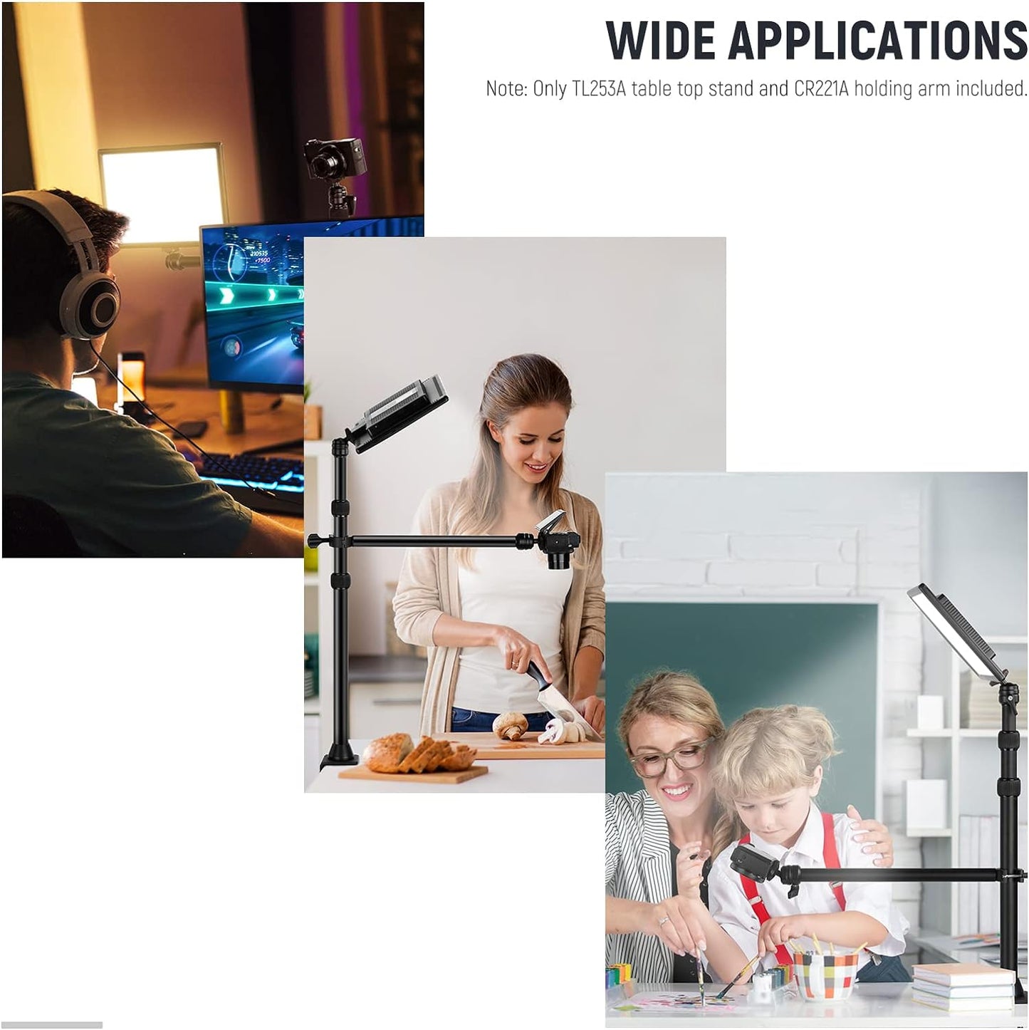 Neewer 10101296 Extendable Camera Desk Mount Ball Head