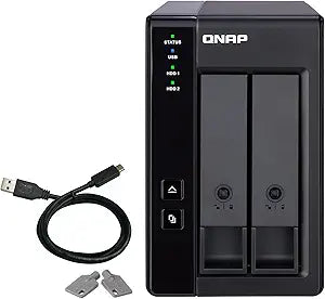 QNAP TR-002-A-US 2-Bay USB-C Hardware RAID DAS — main product image