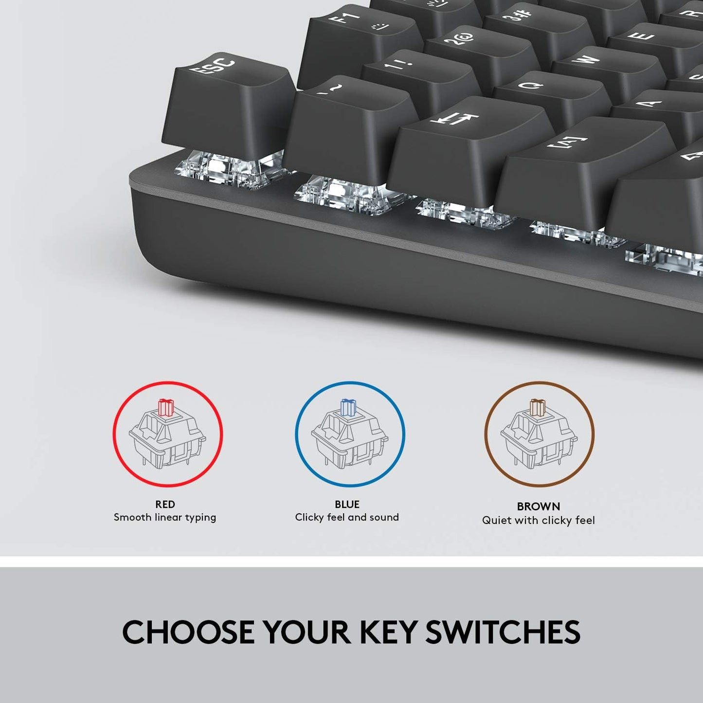 Logitech 920-009862 K845 Mechanical Illuminated Keyboard USB