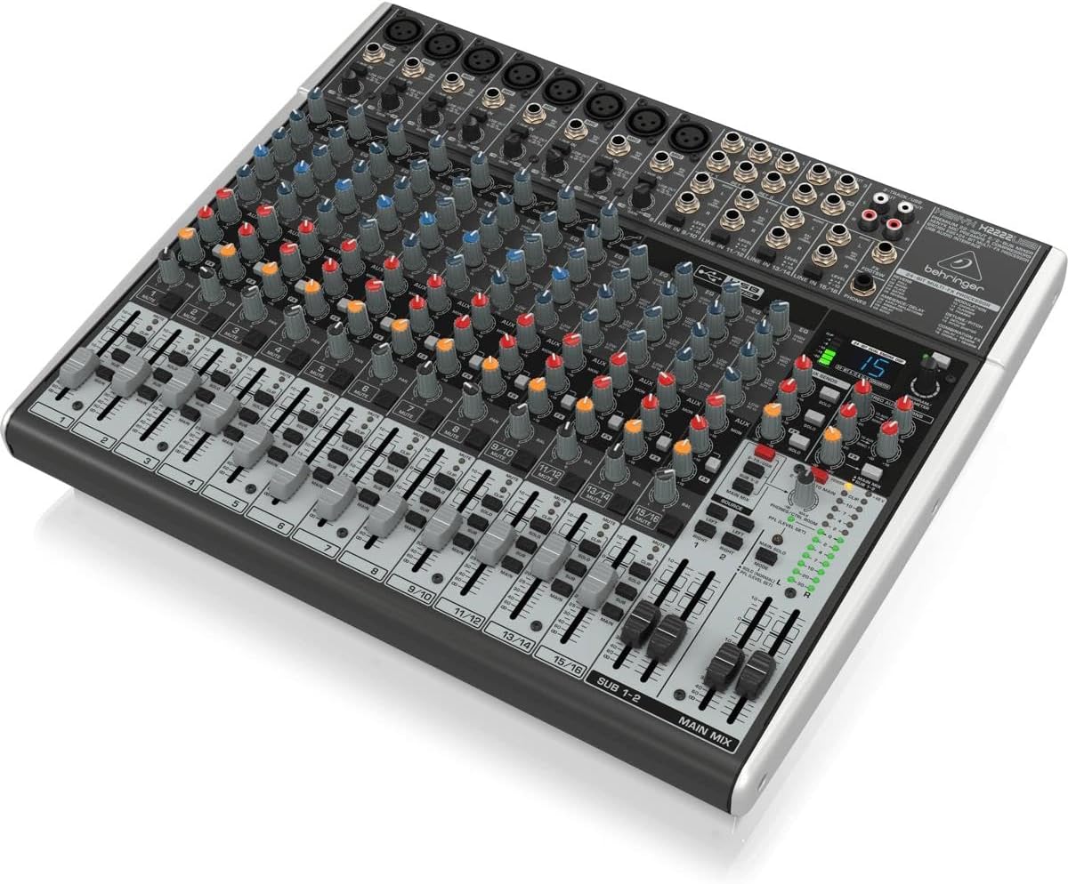 Behringer X2222USB Xenyx 22-Input USB Effects Mixer