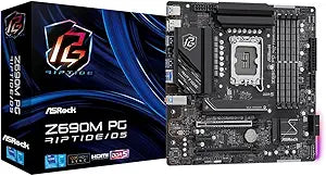 ASRock Z690MPGRIPTIDE/D5 Z690M PG Riptide DDR5 Motherboard