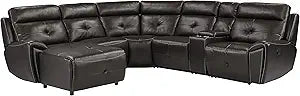 Lexicon 194840135821 Beckinsdale Reclining Sectional Sofa — main product image