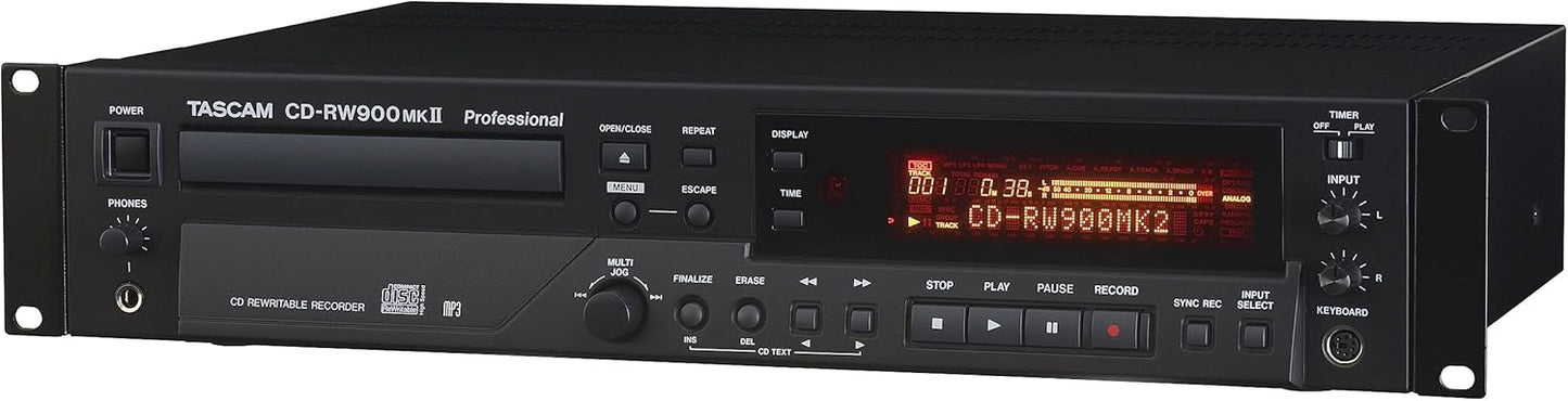 Tascam CD-RW900MK2 Professional Rackmount CD Recorder