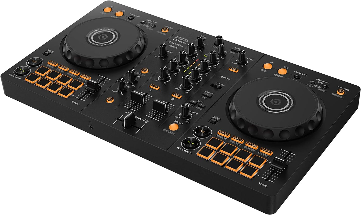 Pioneer DJ DDJ-FLX4 2-Channel DJ Controller - Black