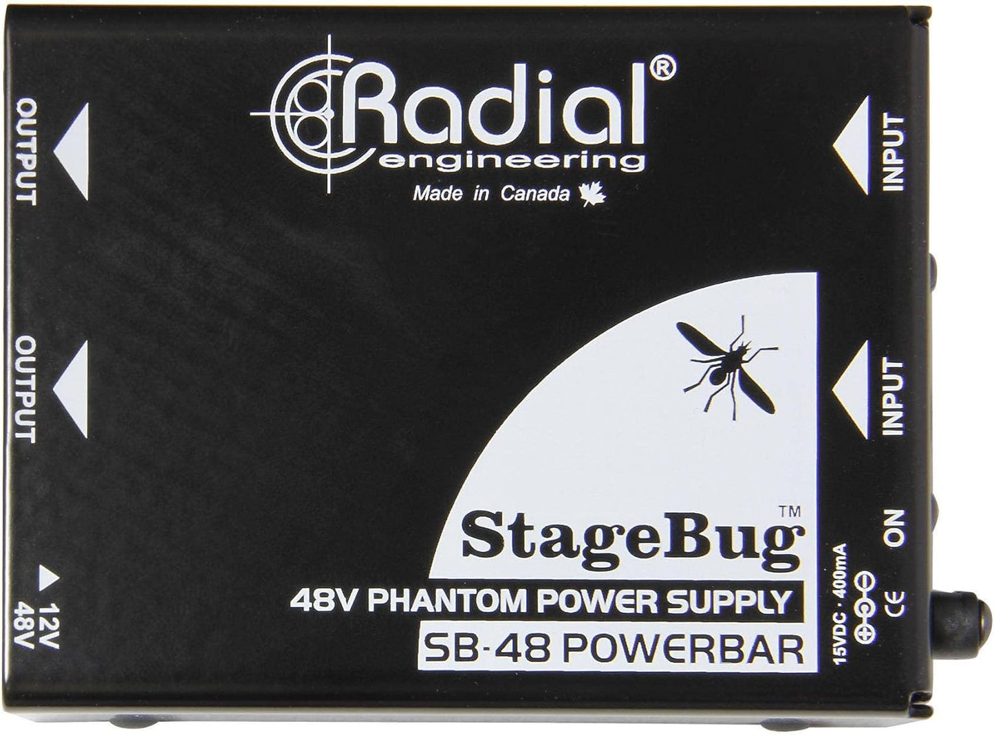 Radial Engineering 4336300383 StageBug SB-48 Phantom Power Supply
