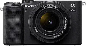 Sony Alpha 7C (a7C / Alpha a7C / α7C) Full-Frame Compact Mirrorless Camera (Renewed)