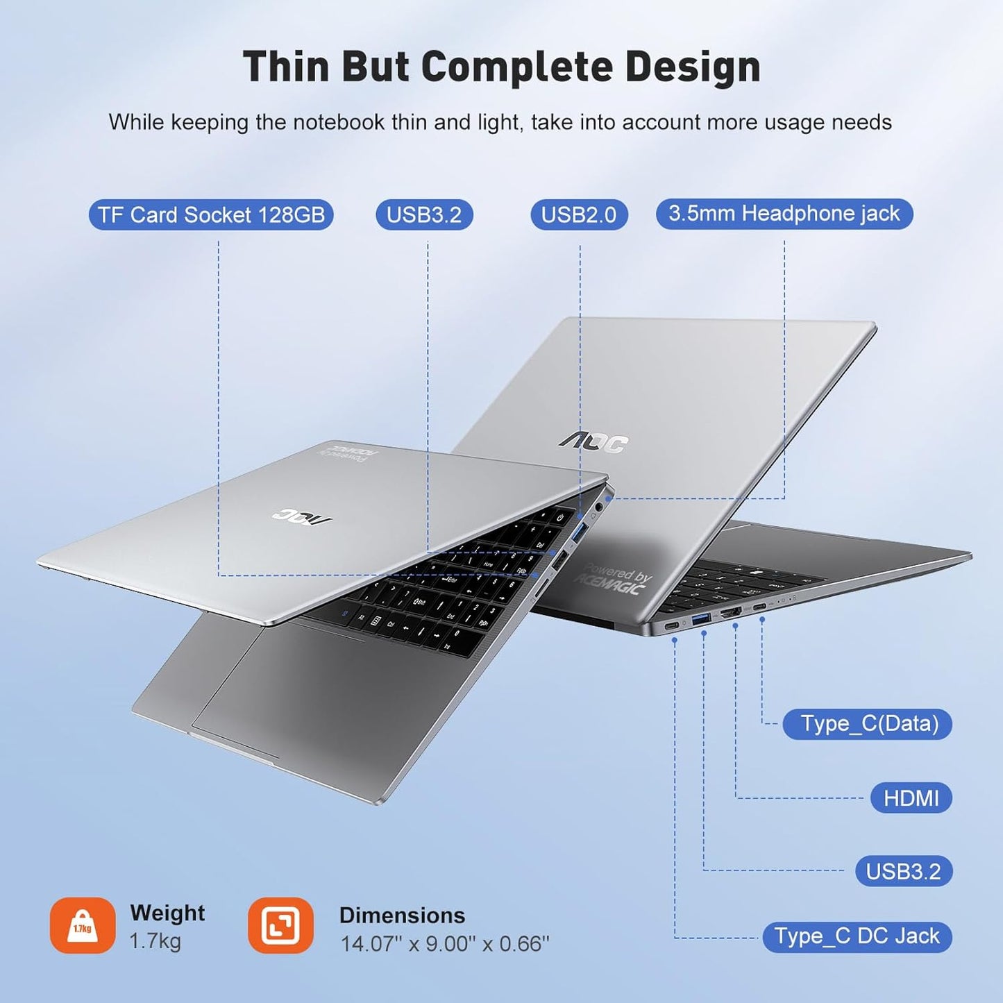 AOC AX15 15.6" FHD Gaming Laptop