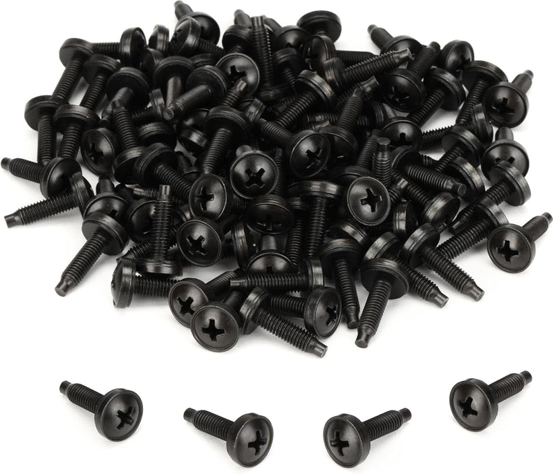 Middle Atlantic HW100 Black Trim-Head Screws 10-32 100pc — main product image