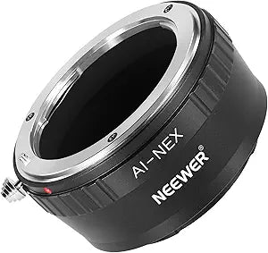 NEEWER Lens Mount Adapter Nikon AI to Sony E Mount Camera