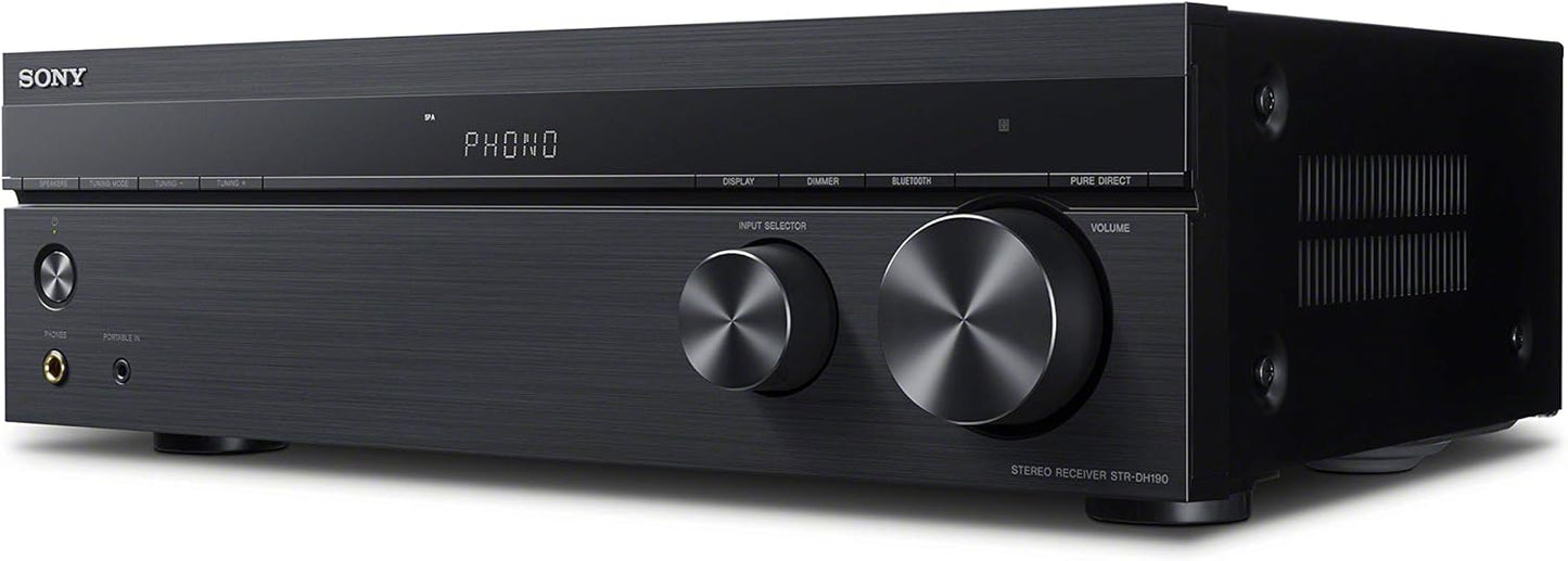 Sony STRDH190 2-Ch Stereo Receiver - Bluetooth (Renewed)