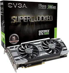 EVGA FBA_08G-P4-6183-KR GTX 1080 8GB SC Gaming Graphics Card — main product image