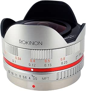 Rokinon FE75MFT-S 7.5mm F3.5 Fisheye Lens Micro Four Thirds