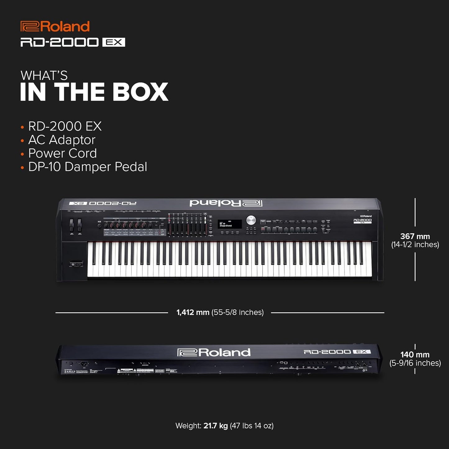 Roland RD-2000 EX Premium Digital Stage Piano