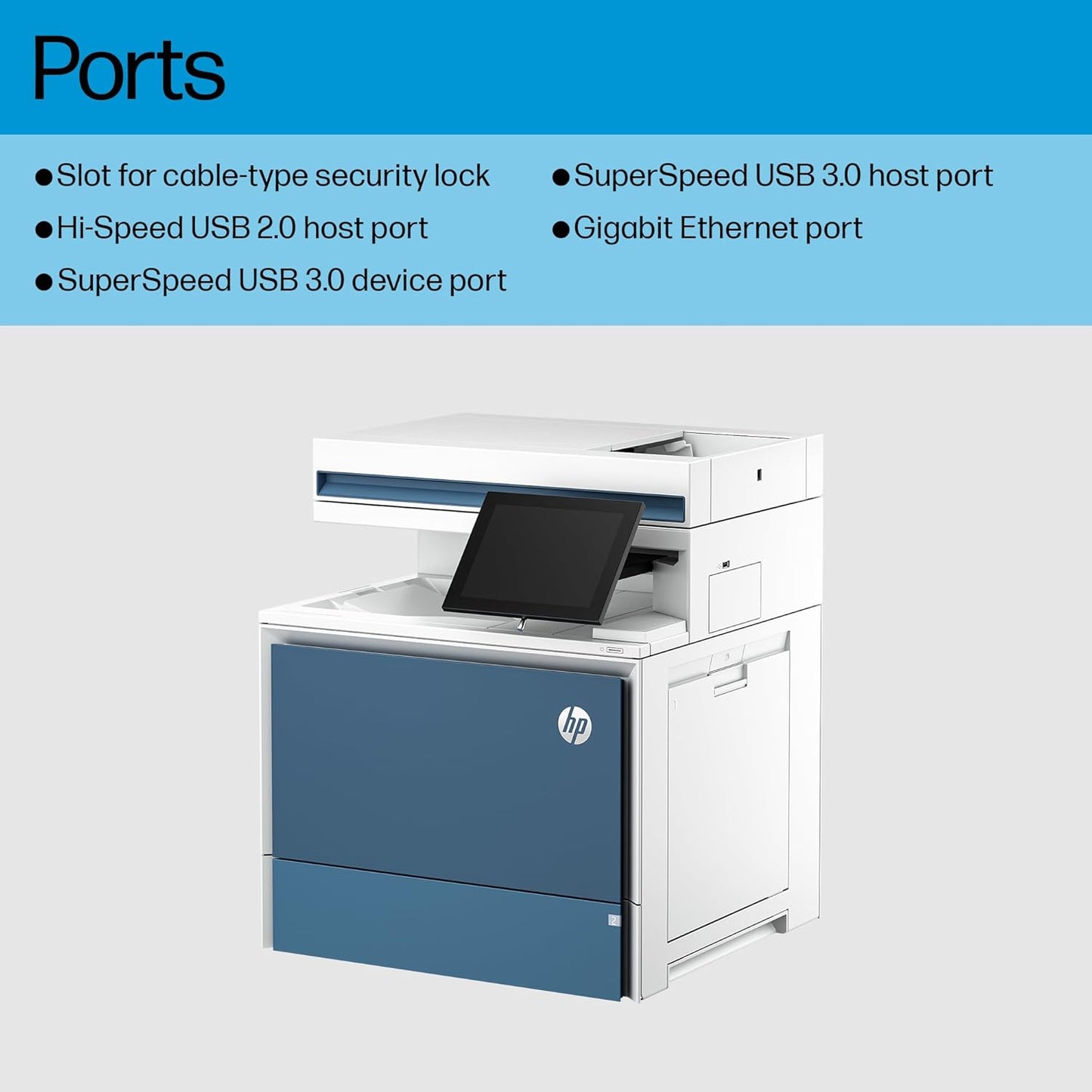 HP 5800dn Color LaserJet Enterprise MFP Printer