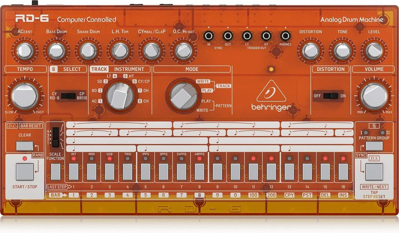 Behringer 000-EE604-00010 RD-6 Analog Drum Machine — main product image