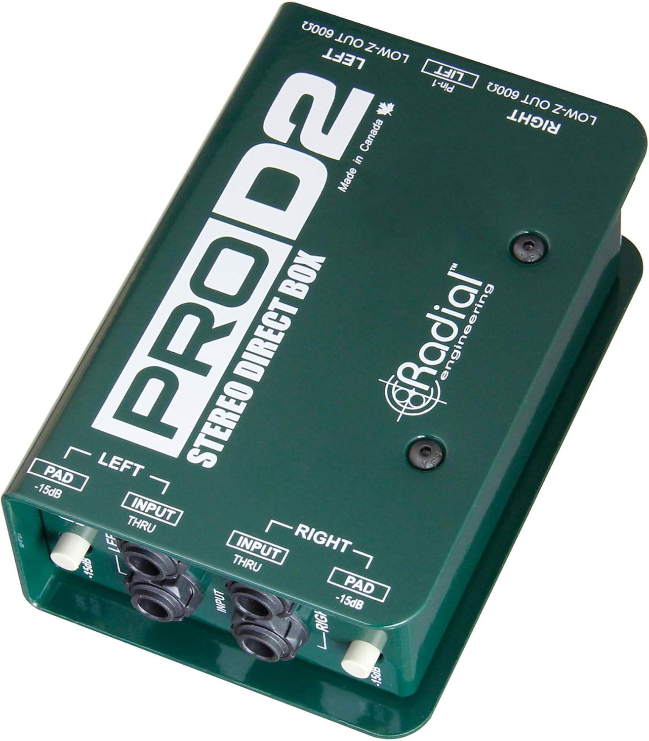 Radial Engineering ProD2 Direct Box Instrument Cable Bundle