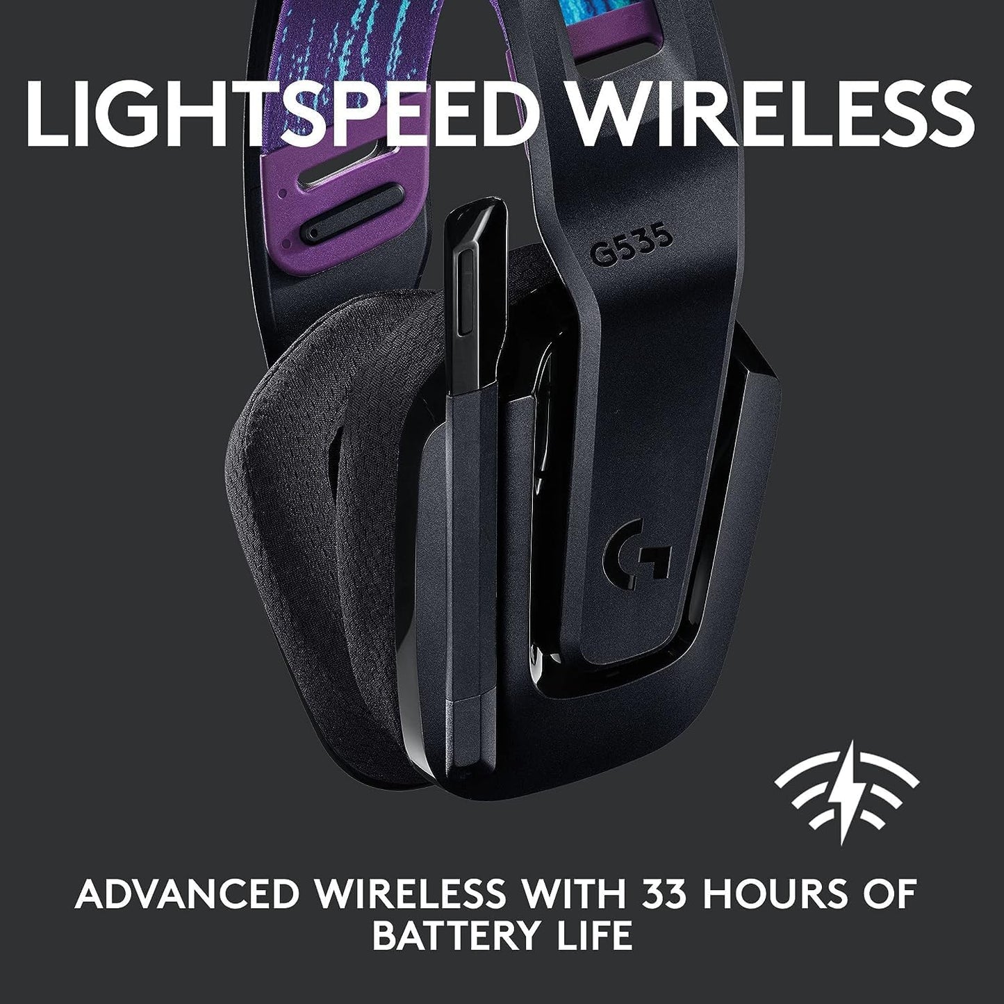 Logitech G535-Pouch Lightspeed Wireless Gaming Headset