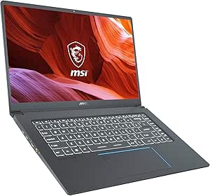 MSI PRESTIGE15010-24884-R i7 GTX 1650 64GB 2TB SSD Laptop