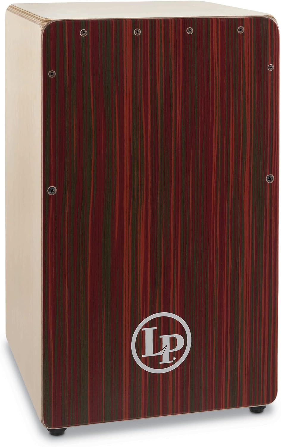 Latin Percussion LP1491RB Woodshop Cajon: Red Blur Artply