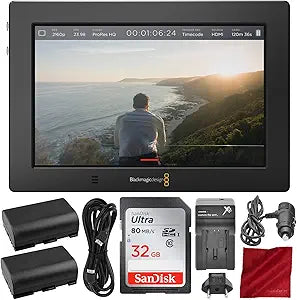 Blackmagic Design Video Assist 4K 7" Recording Monitor Bundle