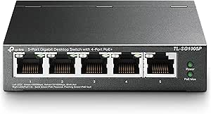 TP-Link TL-SG1005P 5-Port Gigabit PoE Switch