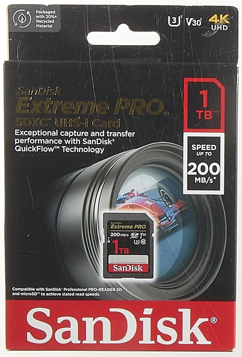SanDisk SDSDXXD-1T00-GN4IN 1TB Extreme PRO SDXC - UHS-I Card - 4K Ready