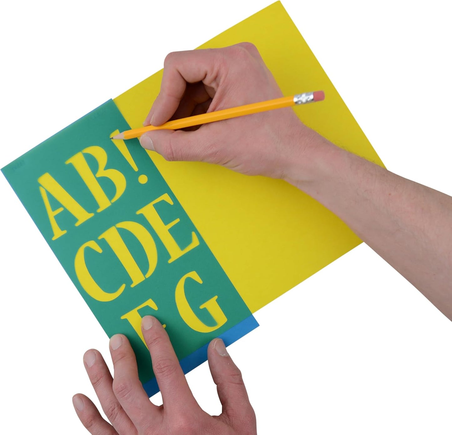 Westcott SN2/15837 LetterCraft Stencil Nueva Font 2-Inch