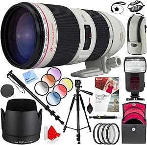 Canon EF 70-200mm f/2.8L IS II USM Lens Bundle