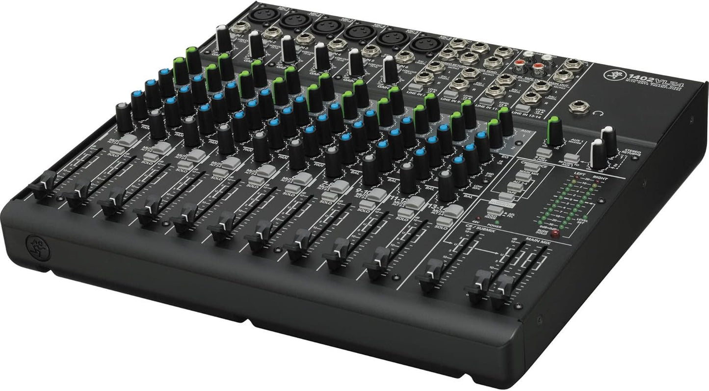 Mackie MAC1402VLZ4 14-Channel Mixer Bundle