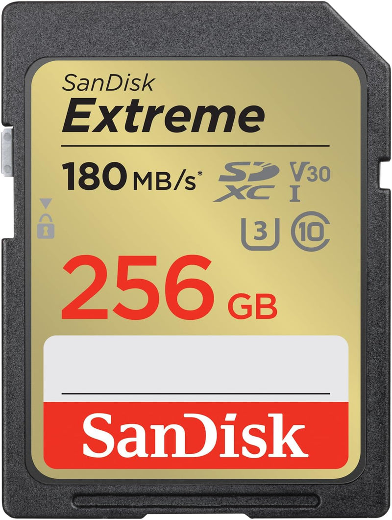 SanDisk SDSDXVV-256G-GNCIN 256GB Extreme SDXC UHS-I Card — main product image