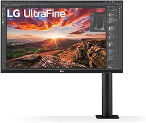 LG 27BN88U-B 27" Ergo IPS UHD 4K Monitor - USB-C, HDR, Ergonomic Stand