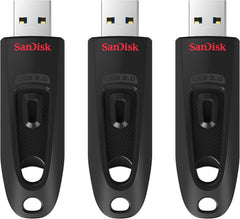 SanDisk SDCZ48-032G-GAM46T 32GB Ultra USB 3.0 Flash Drive (3-Pack)