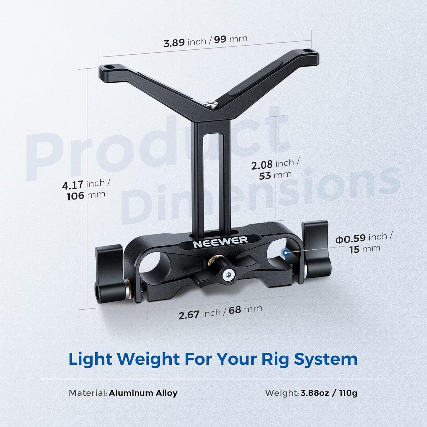 Neewer 10100887 Telephoto Lens Support Bracket