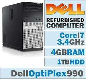 Dell OptiPlex 990 i7-2600 4GB 1TB HDD Desktop
