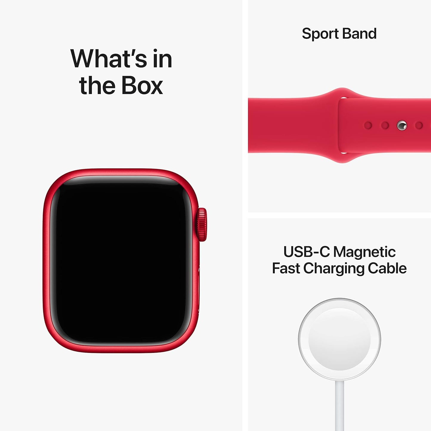 Apple MNUH3LL/A Watch Series 8 GPS 41mm Red Aluminum