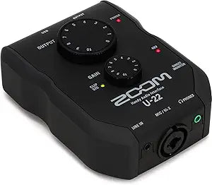 Zoom U-22 Portable USB Audio Interface 2-Channel