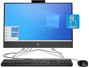 HP 22-DF AMD Ryzen 3 All-in-One Touchscreen PC — main product image