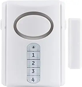 GE Deluxe Wireless Door Alarm 120 dB Keypad (Renewed)